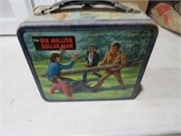 Vintage Six Million Dollar Man Lunch Box (No
