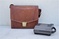 Vintage Polaroid Spectra System Camera & Bag