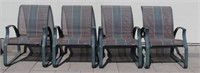4 pcs Mesh Fabric Patio Chairs