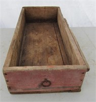 Antique Wood Crate - 29"l x 12.5"w x 6"h
