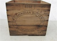 Vintage Canadian Butter Crate (No Lid)