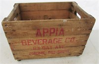 Vintage Appia Beverage Wood Crate