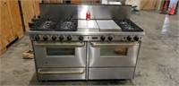 Five Star Commercial 6 Burner Gas Stove with