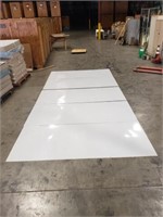 5 Solid 9'x4' - 1/8 " thick Plastic Sheets.