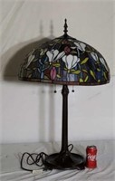 Tiffany Style Glass Lamp.