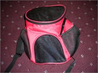 Bookbag style pet carrier & collars and harnesses
