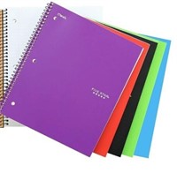 SET OF 6 Five Star 3-Subject Premium Notebook