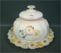 Consolidated Decorated MG Covered Butterdish