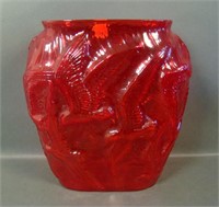 Red Consolidated Seagulls Pillow Vase