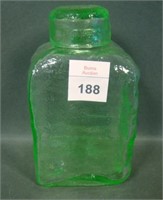 Consol. Lime Green Covered Cologne Bottle