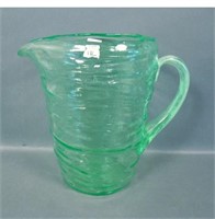 Consolid. Emerald Grn Catalonian Water Pitcher