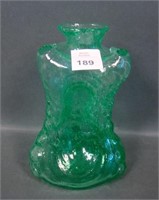 Consol. Lm Grn Catalonian 1165 Pinch Bottle Vase