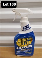 Latex paint remover