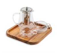 Core Home - 4-Piece Glass Tea Set