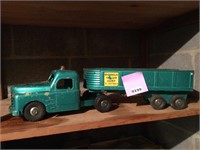Vintage dump truck toy