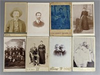 Eight Antique Cabinet Cards