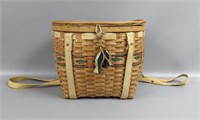 Vintage Creel Backpack Basket