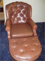 Chair with Ottoman