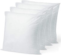4-PACK Hometex Canada Pillow Insert 18" x 18"