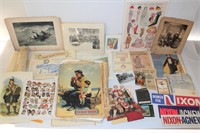 Vintage Ephemera - Paper Dolls, Photos, Art Prints