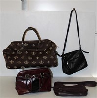 4 Purses - Overnight Bag, Leather, Bernini