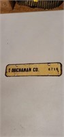 1965 Buchanan Co License Plate