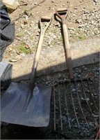 Pitch fork and #4 shovel