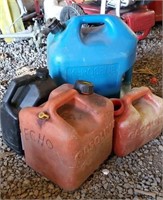 Group of gas jugs