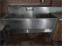 Stainless Steel 3 Compartment Commercial Sink