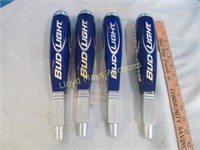 4pc Bud Light Beer Bar Tap Handles