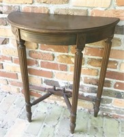 Antique Wood Console Table