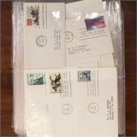 US Stamps 64 FDC Adam Bert Cachets 1954-1969, typi