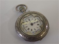 Ladies 19th Century Swiss Silver Demi Hunter