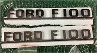 1953 Ford F 100 emblems new