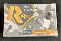 12g Rio Star Low recoil ammunition