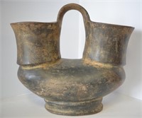 Pre-Columbian Tairona Pottery Double Spouted