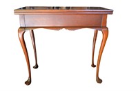 Solid Cherry Flip Top Game Table