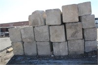 45 CEMENT BLOCKS- loader onsite to load !!!!!!!!!!