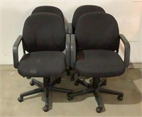 (4) Rolling Office Chairs