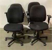 (4) Rolling Office Chairs