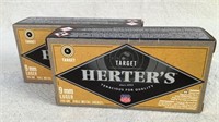 (2 times the bid) 100 Herter's 9mm Luger ammo