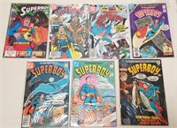 (7) DC Superboy Comic Books