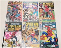 (6) Marvel Spiderman Comic Books