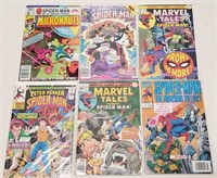 (6) Marvel Spiderman Comic Books