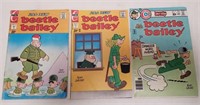 (3) Vintage Charlton Beetle Bailey Comic Books