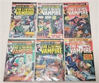 (6) Vintage Marvel The Living Vampire Comic Books