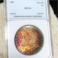 1880 Morgan Silver Dollar NNC - MS65+