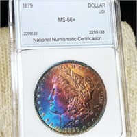 1879 Morgan Silver Dollar NNC - MS66+