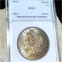 1901-O Morgan Silver Dollar NNC - MS66