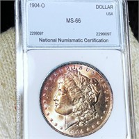 1904-O Morgan Silver Dollar NNC - MS66